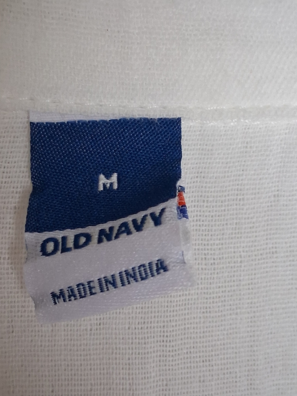 Old Navy Calla Lily White 100% Cotton Gauze Button Front Camp Shirt Women's Sz M - Picture 3 of 8